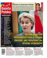 okłada najnowszego numeru Gazeta Polska Codziennie