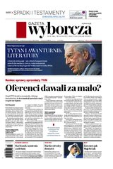 okłada najnowszego numeru Gazeta Wyborcza - Warszawa