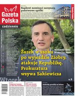 okłada najnowszego numeru Gazeta Polska Codziennie