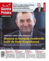 okłada najnowszego numeru Gazeta Polska Codziennie