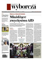 okłada najnowszego numeru Gazeta Wyborcza - Warszawa