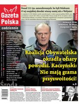 okłada najnowszego numeru Gazeta Polska Codziennie