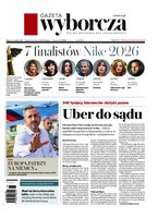okłada najnowszego numeru Gazeta Wyborcza - Warszawa