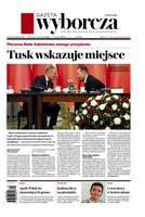 okłada najnowszego numeru Gazeta Wyborcza - Warszawa