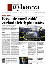okłada najnowszego numeru Gazeta Wyborcza - Warszawa