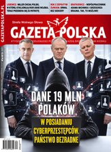 okłada najnowszego numeru Gazeta Polska