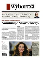 okłada najnowszego numeru Gazeta Wyborcza - Warszawa