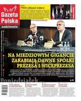 okłada najnowszego numeru Gazeta Polska Codziennie