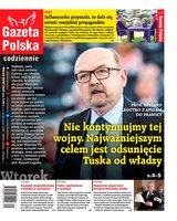 okłada najnowszego numeru Gazeta Polska Codziennie