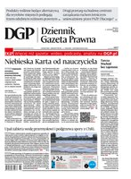 okłada najnowszego numeru Dziennik Gazeta Prawna