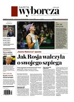 okłada najnowszego numeru Gazeta Wyborcza - Warszawa
