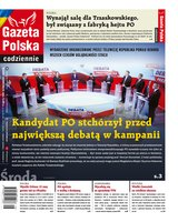 okłada najnowszego numeru Gazeta Polska Codziennie
