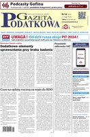 okłada najnowszego numeru Gazeta Podatkowa