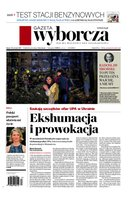 okłada najnowszego numeru Gazeta Wyborcza - Warszawa