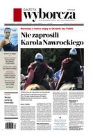 okłada najnowszego numeru Gazeta Wyborcza - Warszawa