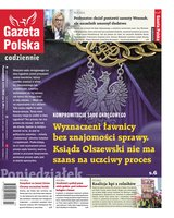 okłada najnowszego numeru Gazeta Polska Codziennie