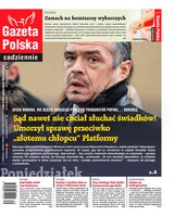 okłada najnowszego numeru Gazeta Polska Codziennie