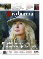 okłada najnowszego numeru Gazeta Wyborcza - Warszawa