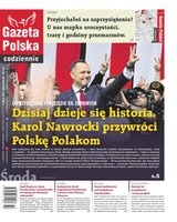 okłada najnowszego numeru Gazeta Polska Codziennie