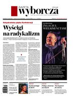 okłada najnowszego numeru Gazeta Wyborcza - Warszawa