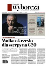 okłada najnowszego numeru Gazeta Wyborcza - Warszawa