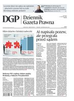 widok pierwszej strony Dziennik Gazeta Prawna