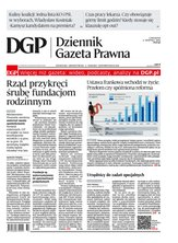 okłada najnowszego numeru Dziennik Gazeta Prawna