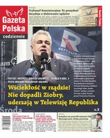 okłada najnowszego numeru Gazeta Polska Codziennie