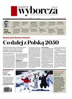 okłada najnowszego numeru Gazeta Wyborcza - Warszawa