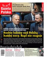 okłada najnowszego numeru Gazeta Polska Codziennie