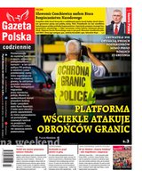 widok pierwszej strony Gazeta Polska Codziennie