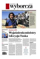 okłada najnowszego numeru Gazeta Wyborcza - Warszawa