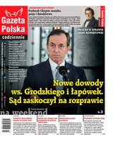 okłada najnowszego numeru Gazeta Polska Codziennie