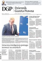 okłada najnowszego numeru Dziennik Gazeta Prawna