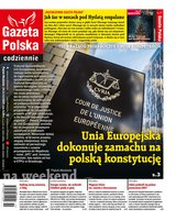 okłada najnowszego numeru Gazeta Polska Codziennie
