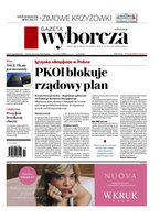 okłada najnowszego numeru Gazeta Wyborcza - Warszawa