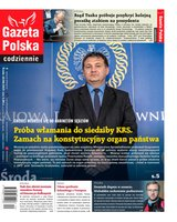 okłada najnowszego numeru Gazeta Polska Codziennie