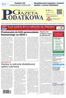 okłada najnowszego numeru Gazeta Podatkowa