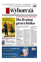 okłada najnowszego numeru Gazeta Wyborcza - Warszawa