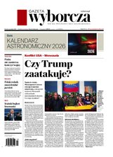 okłada najnowszego numeru Gazeta Wyborcza - Warszawa