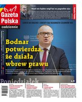 okłada najnowszego numeru Gazeta Polska Codziennie