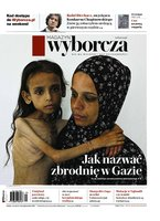 okłada najnowszego numeru Gazeta Wyborcza - Warszawa