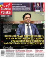 okłada najnowszego numeru Gazeta Polska Codziennie