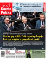 okłada najnowszego numeru Gazeta Polska Codziennie