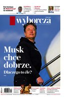 okłada najnowszego numeru Gazeta Wyborcza - Warszawa