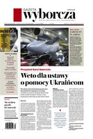 okłada najnowszego numeru Gazeta Wyborcza - Warszawa