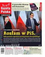 okłada najnowszego numeru Gazeta Polska Codziennie