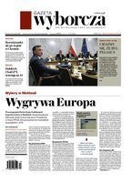 okłada najnowszego numeru Gazeta Wyborcza - Warszawa