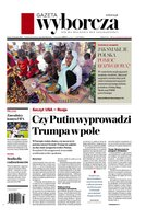okłada najnowszego numeru Gazeta Wyborcza - Warszawa