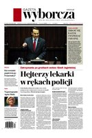 okłada najnowszego numeru Gazeta Wyborcza - Warszawa